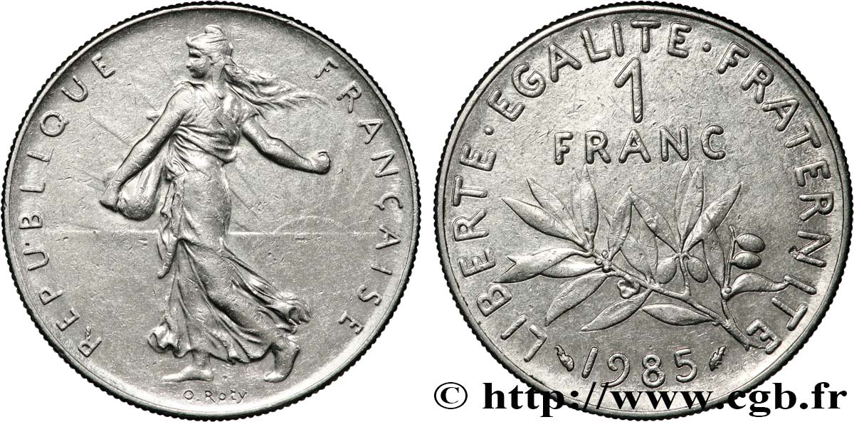 1 franc Semeuse, nickel 1985 Pessac F.226/30 BB53 