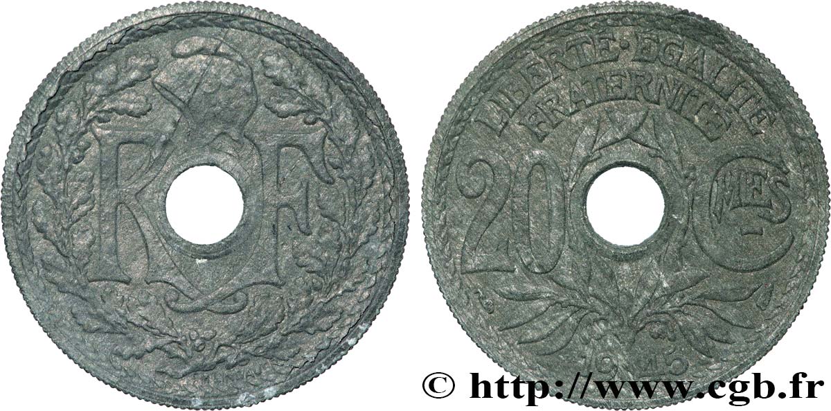 20 centimes Lindauer 1945  F.155/2 S 