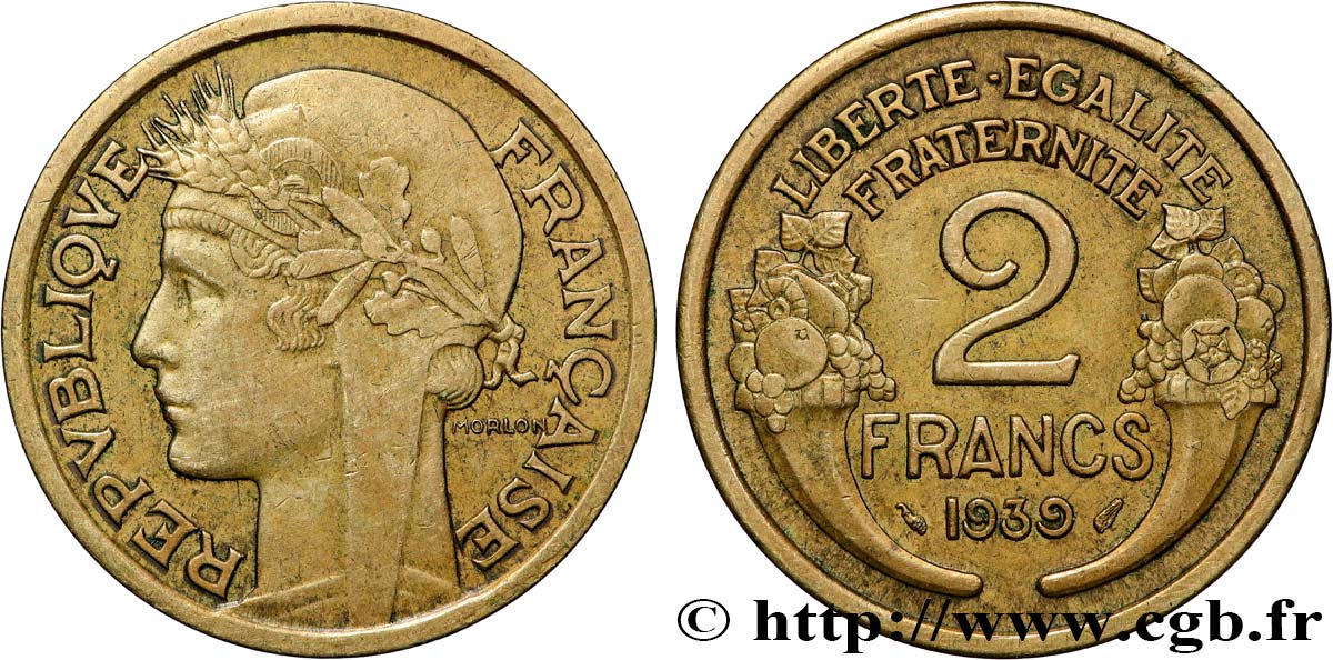 2 francs Morlon 1939  F.268/12 SUP 