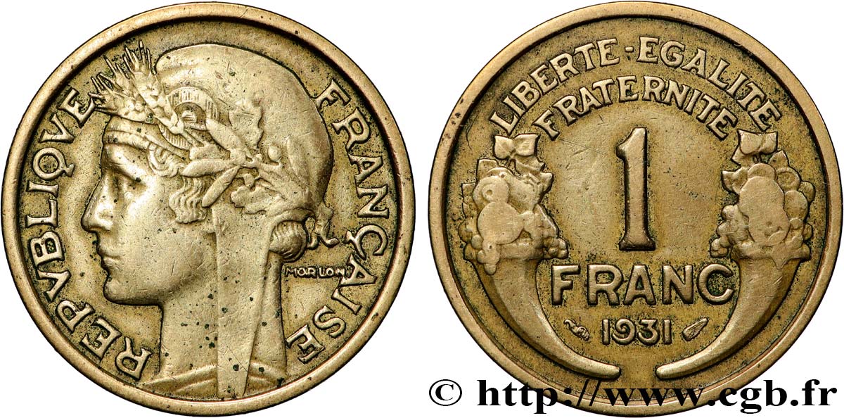 1 franc Morlon 1931 Paris F.219/2 TB 