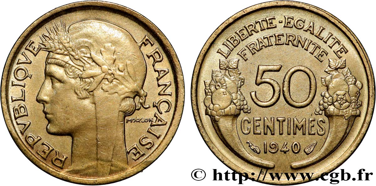50 centimes Morlon 1940  F.192/17 MS 