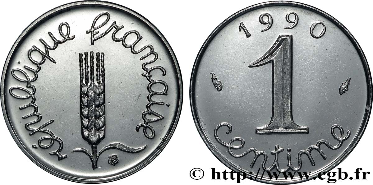 1 centime Épi 1990 Pessac F.106/47 FDC 