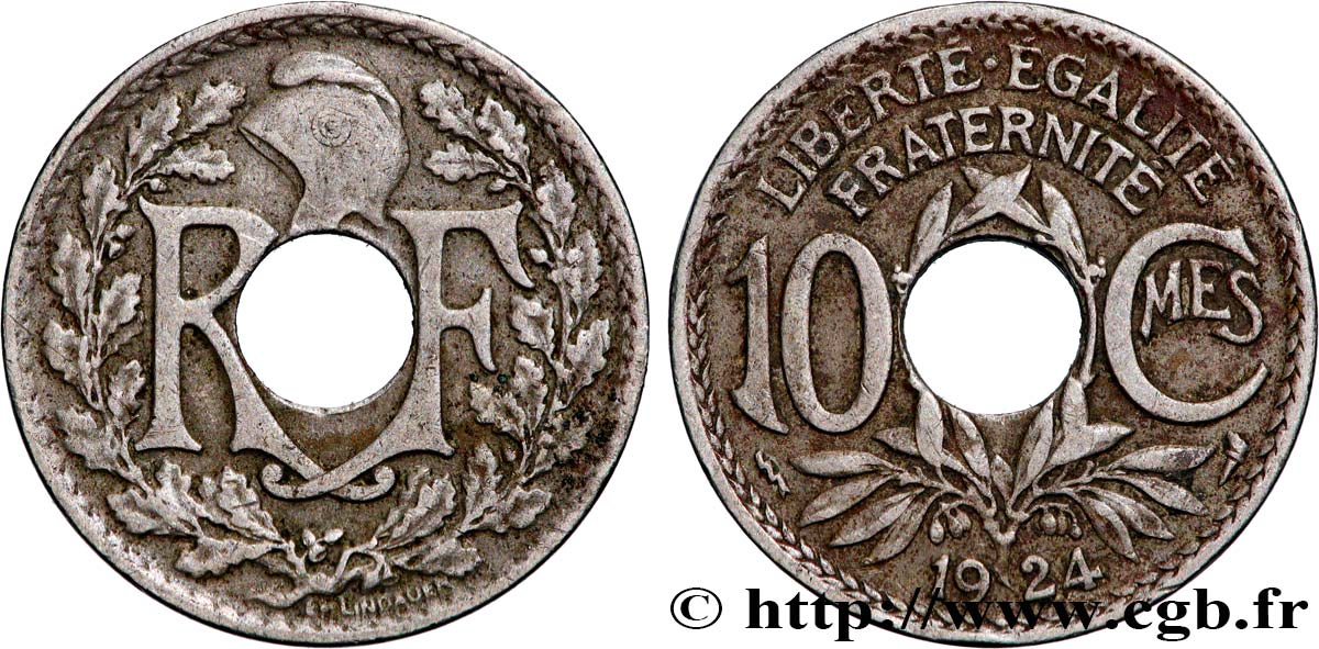 10 centimes Lindauer 1924 Poissy F.138/11 BC+ 