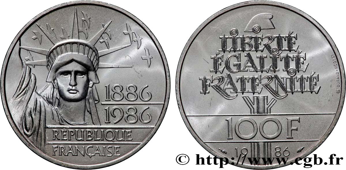 100 francs Liberté (Statue de la) 1986  F.454/2 MS 