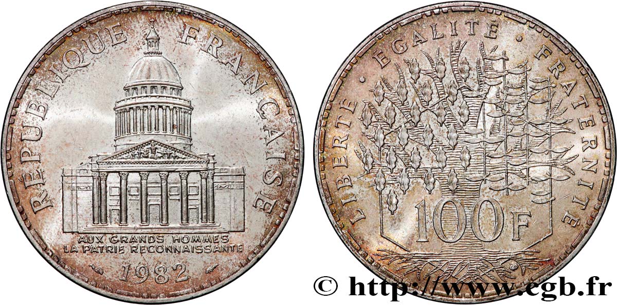 100 francs Panthéon 1982  F.451/2 SPL+ 