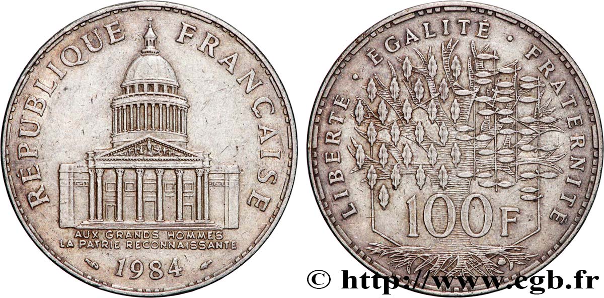 100 francs Panthéon 1984  F.451/4 SPL 