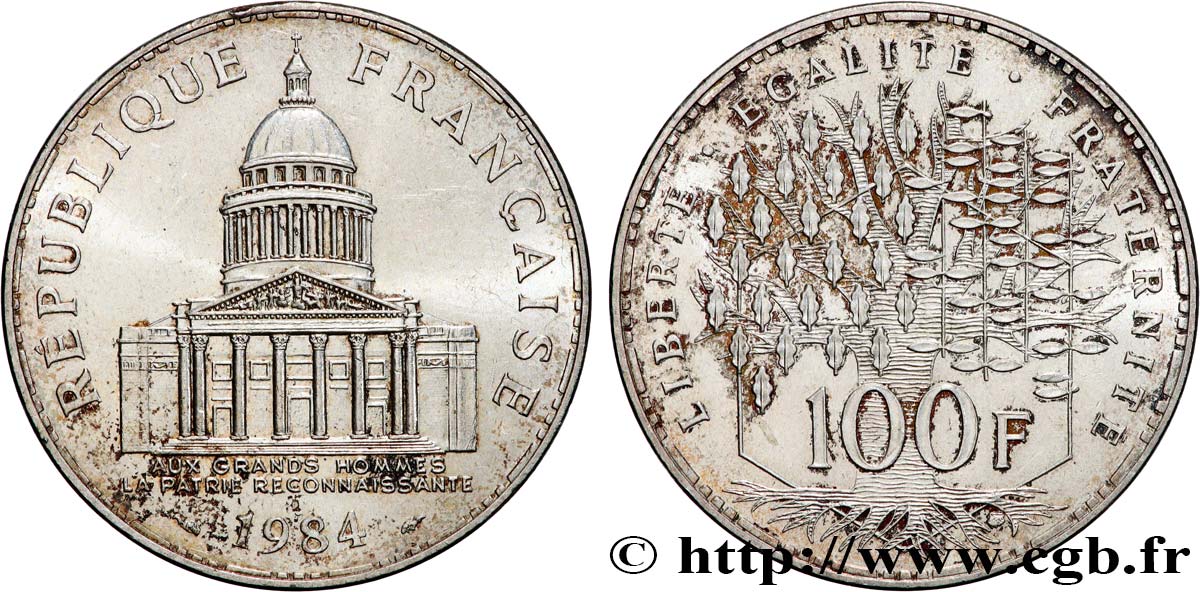 100 francs Panthéon 1984  F.451/4 MS 