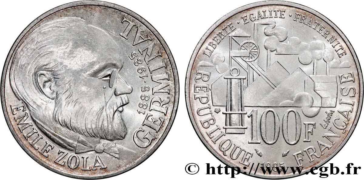 100 francs Émile Zola 1985  F.453/2 SUP+ 