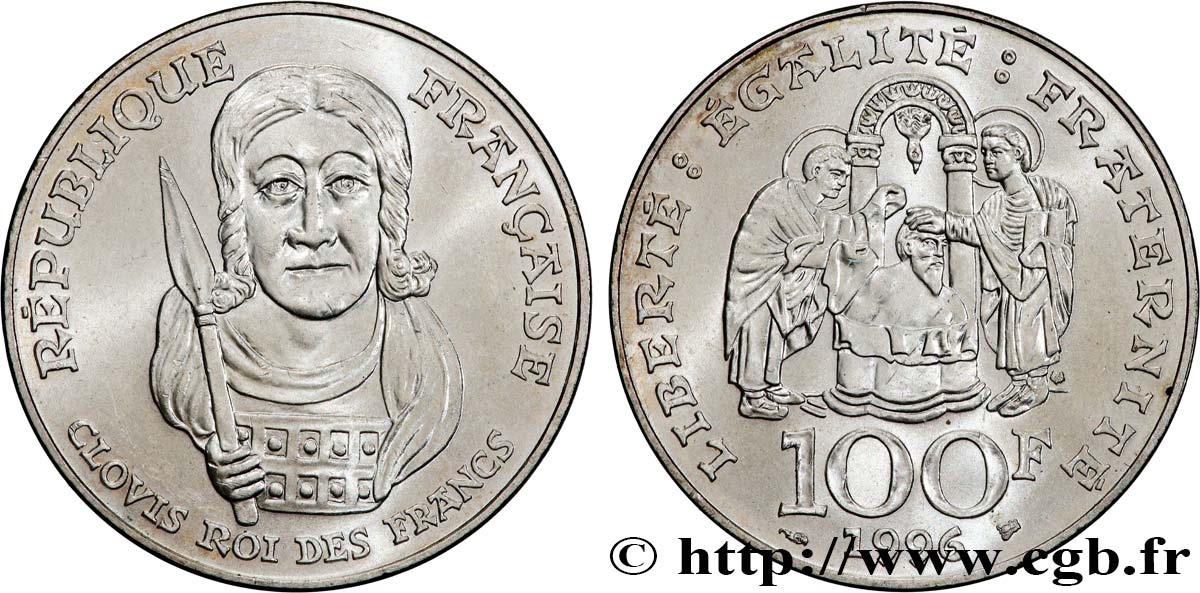 100 francs Clovis 1996  F.464/2 MS 