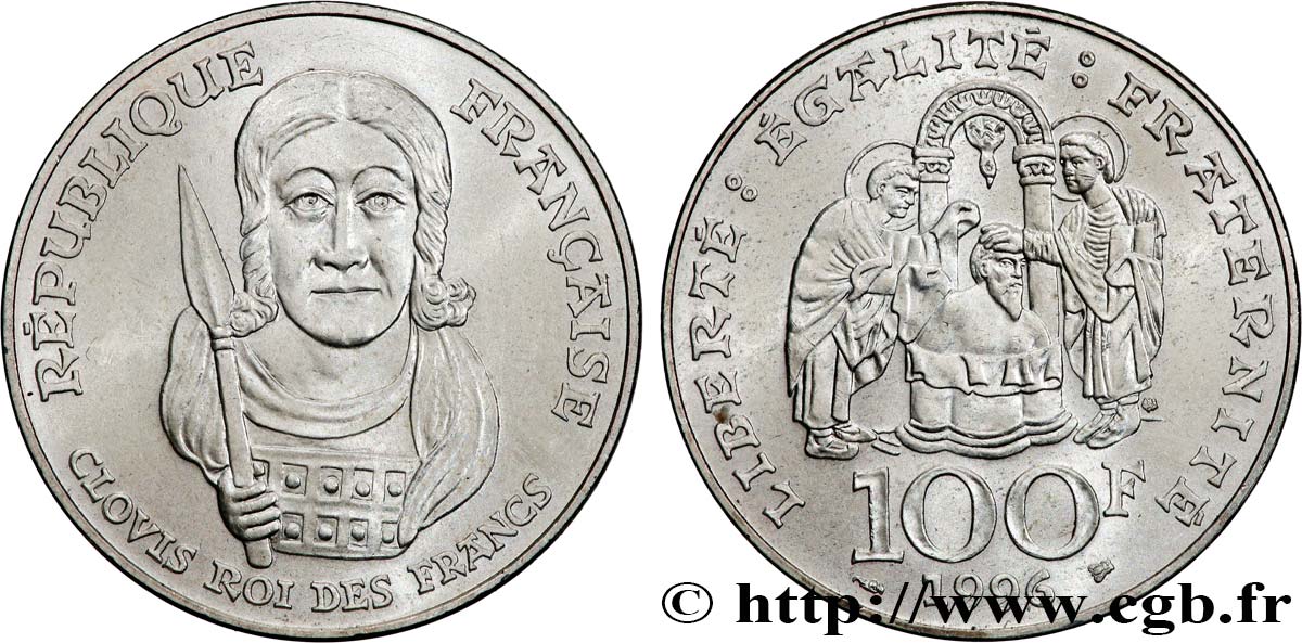 100 francs Clovis 1996  F.464/2 MS 