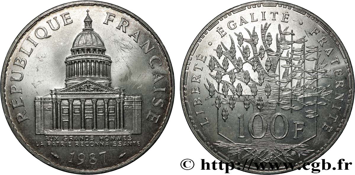 100 francs Panthéon 1987  F.451/7 MS 