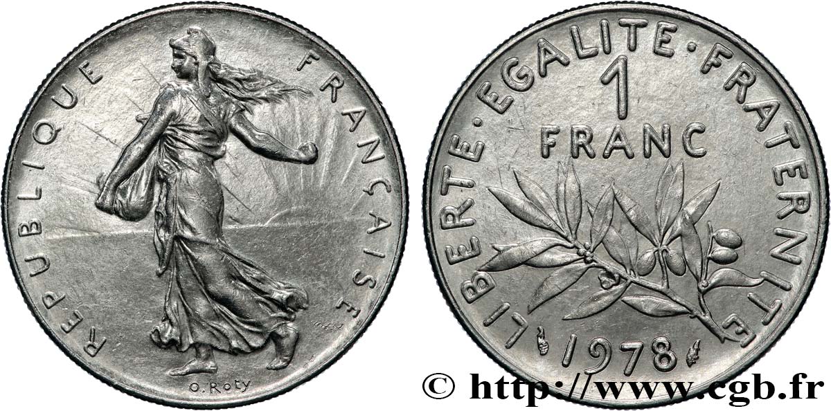 1 franc Semeuse, nickel 1978 Pessac F.226/23 SPL 