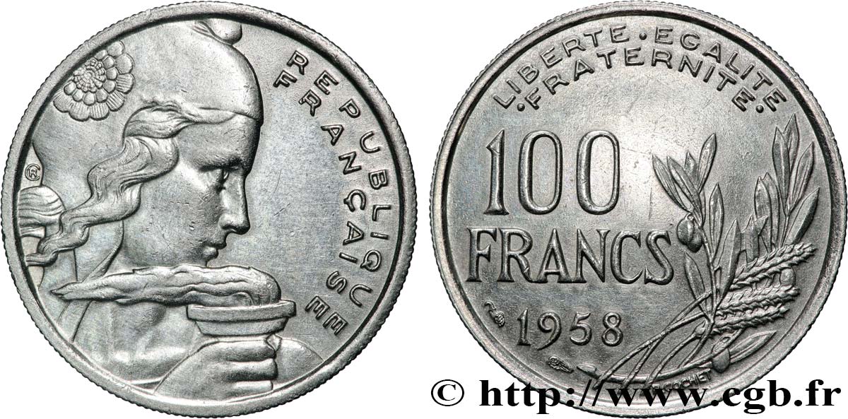 100 francs Cochet 1958  F.450/12 q.SPL 