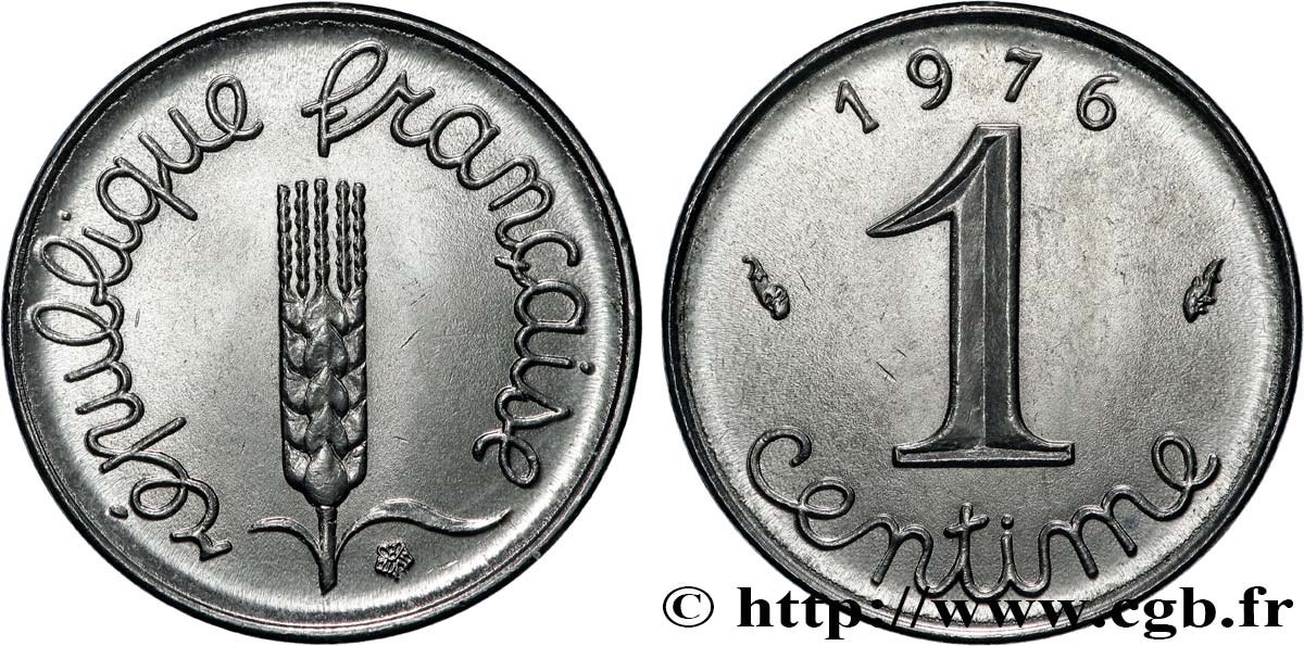 1 centime Épi 1976 Pessac F.106/29 SPL64 