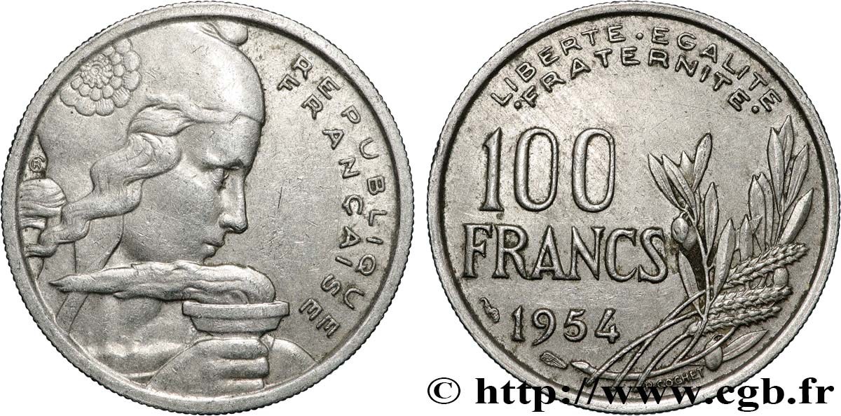 100 francs Cochet 1954  F.450/2 MBC53 