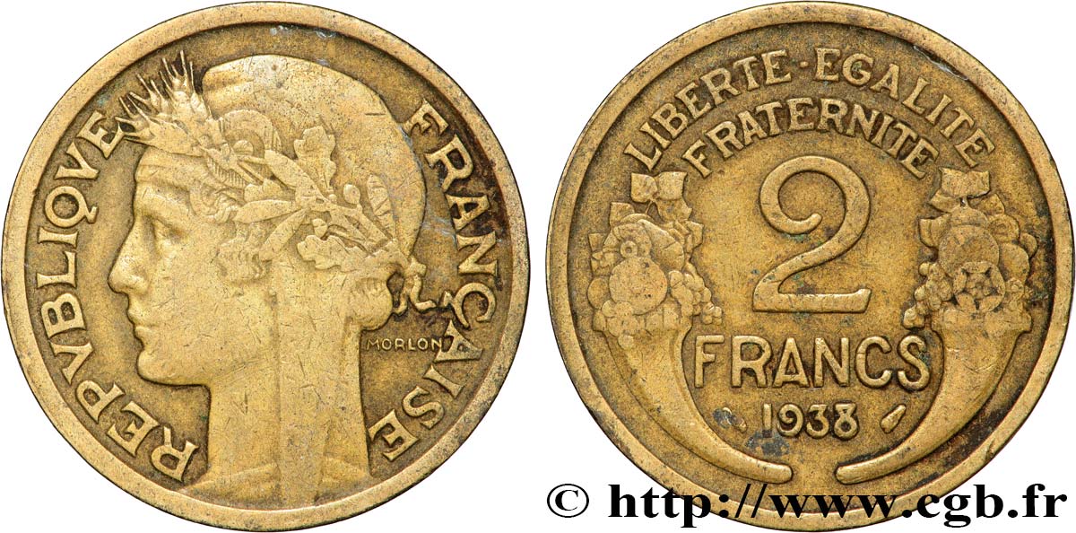 2 francs Morlon 1938  F.268/11 BC+ 