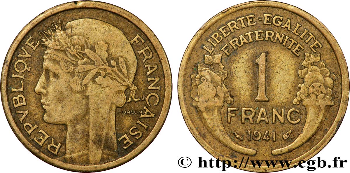 1 franc Morlon 1941 Paris F.219/12 AU 