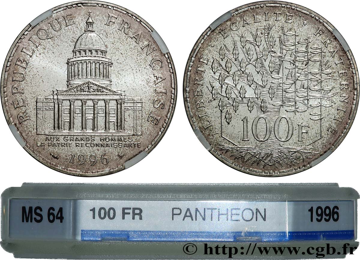 100 francs Panthéon 1996  F.451/18 MS64 GENI