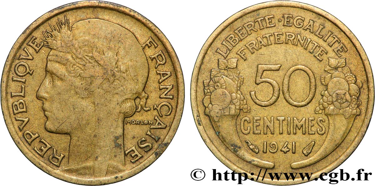 50 centimes Morlon 1941  F.192/18 VZ 