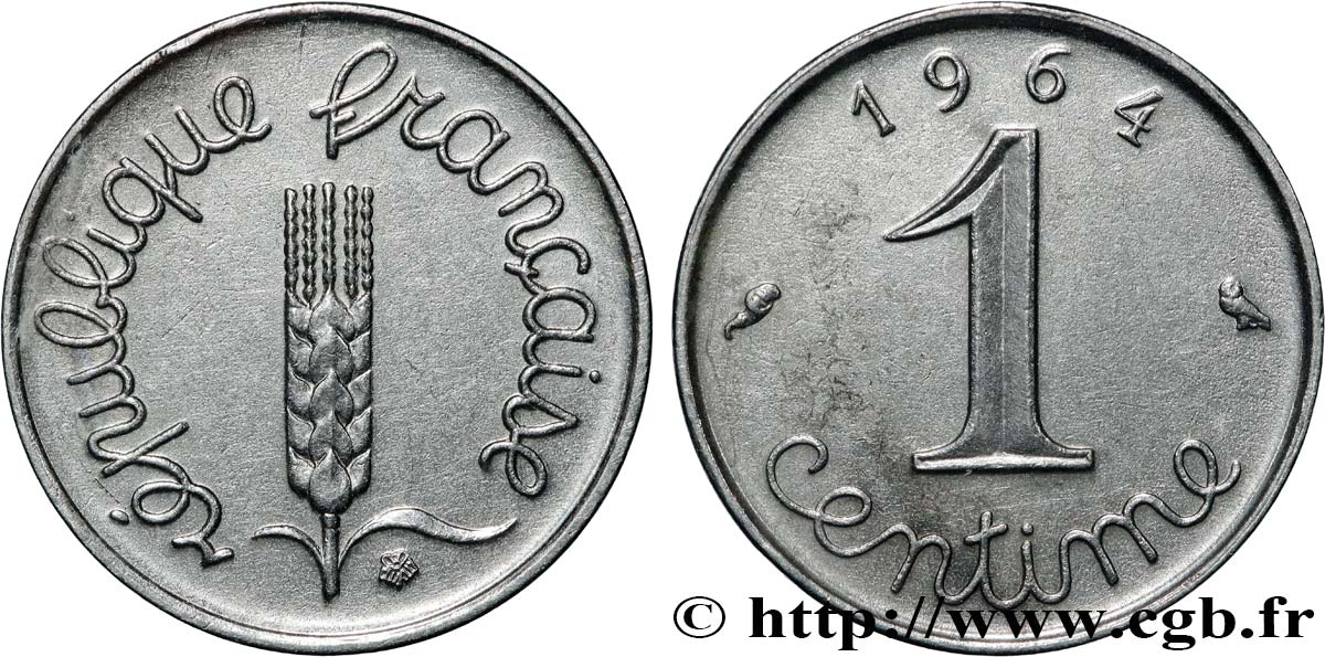 1 centime Épi 1964 Paris F.106/8 SPL 