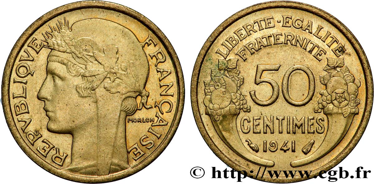 50 centimes Morlon 1941  F.192/18 MS 