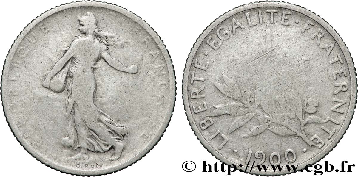 1 franc Semeuse 1900  F.217/4 VG 