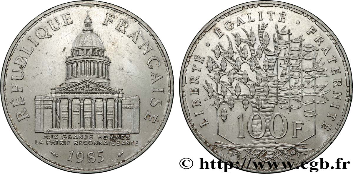 100 francs Panthéon 1985  F.451/5 SUP 