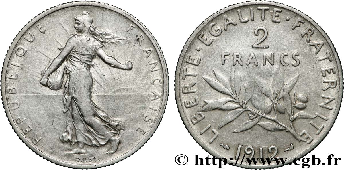 2 francs Semeuse 1912  F.266/13 TTB 