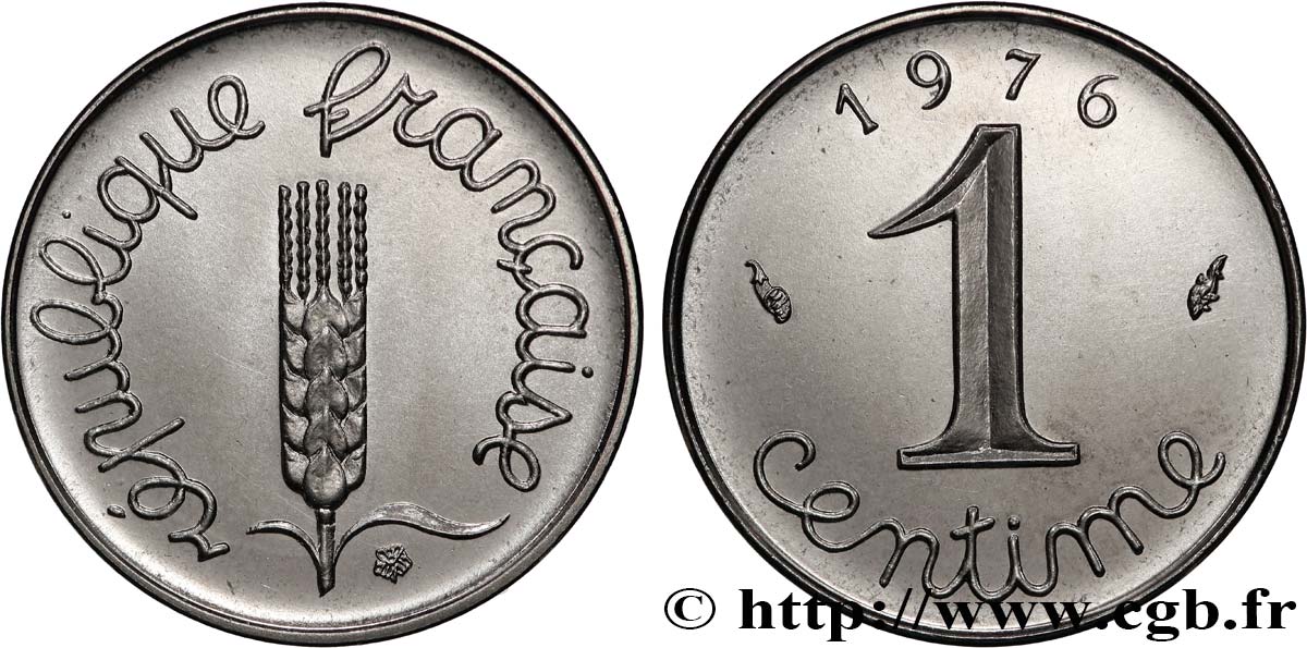 1 centime Épi 1976 Pessac F.106/29 ST65 