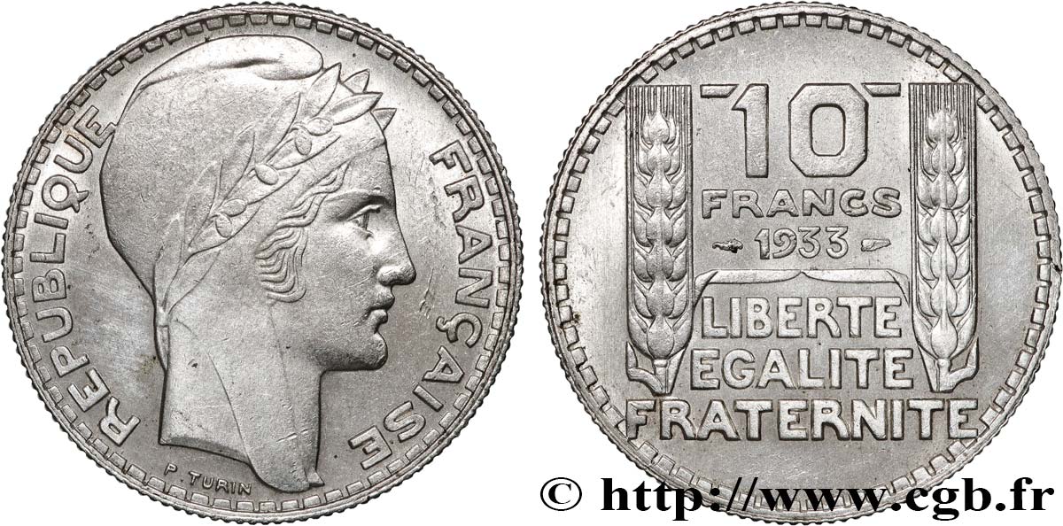 10 francs Turin 1933  F.360/6 q.SPL 