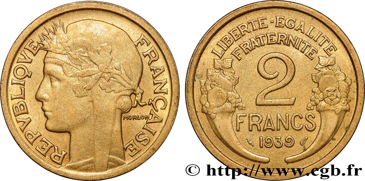 2 francs Morlon 1939  F.268/12 TTB 