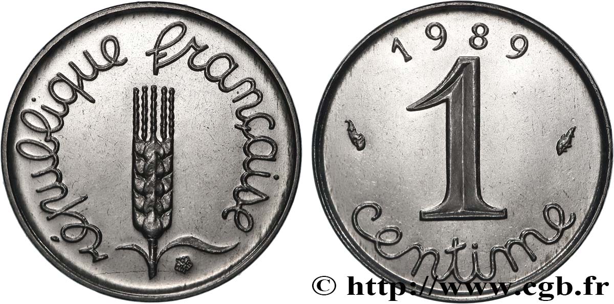1 centime Épi 1989 Pessac F.106/46 ST 