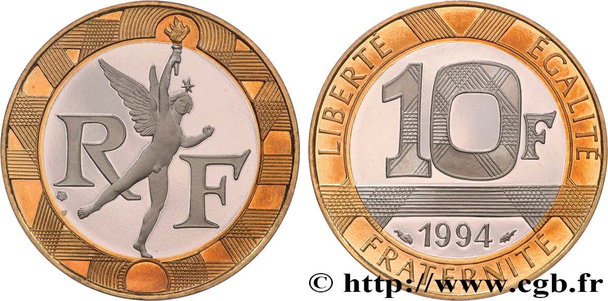 GADOURY 827 - 10 FRANCS 1994 TYPE GENIE DE LA BASTILLE - KM 964