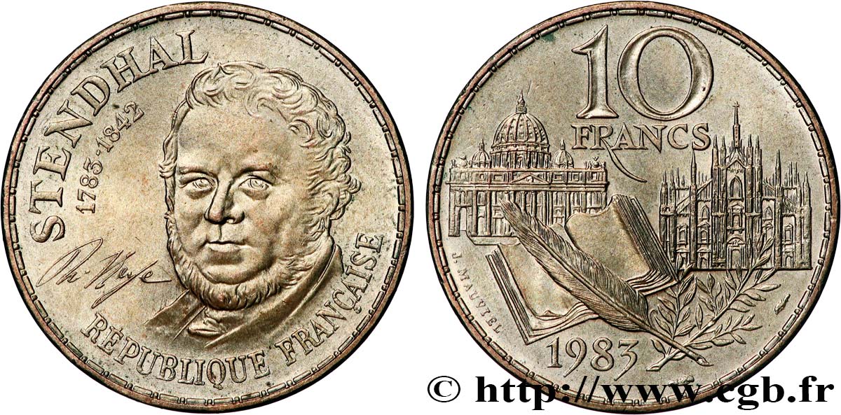 10 francs Stendhal 1983  F.368/2 SUP 