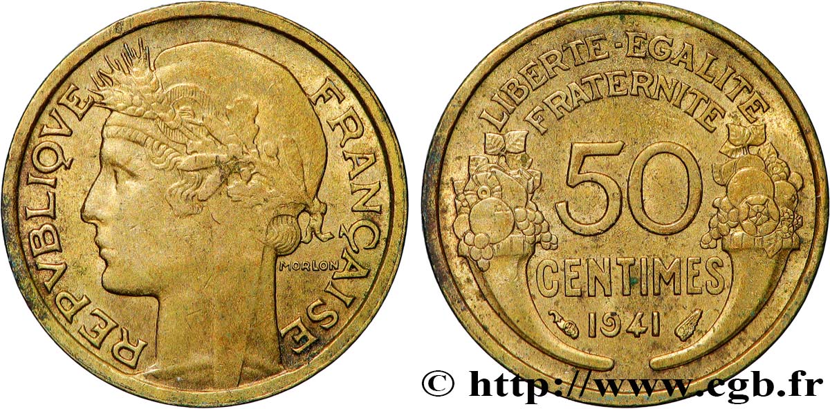 50 centimes Morlon 1941  F.192/18 EBC 