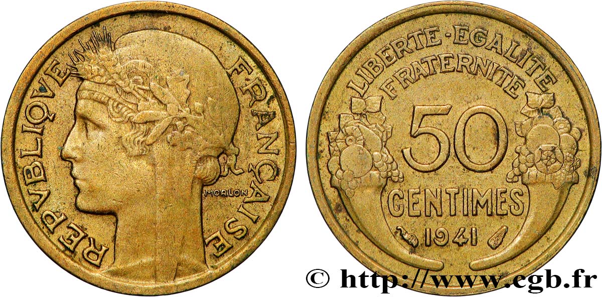 50 centimes Morlon 1941  F.192/18 VZ 
