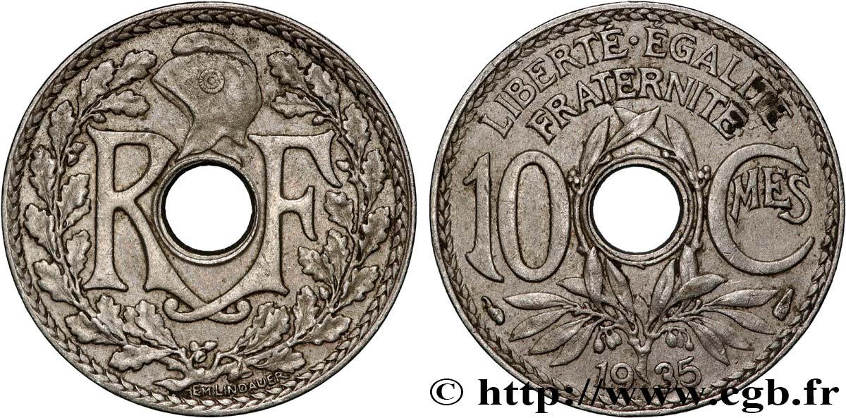 10 centimes Lindauer 1935  F.138/22 AU 