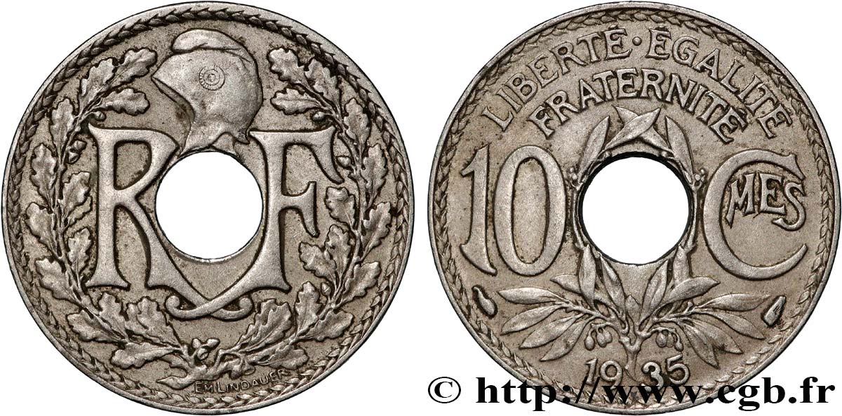 10 centimes Lindauer 1935  F.138/22 fVZ 