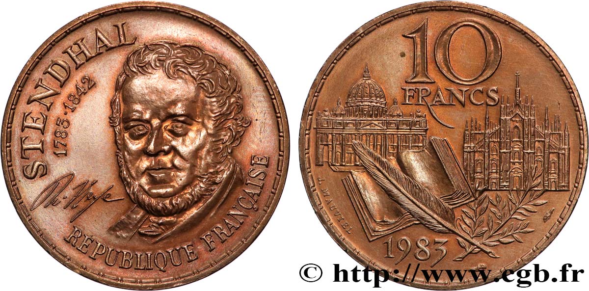 10 francs Stendhal 1983  F.368/2 SUP 