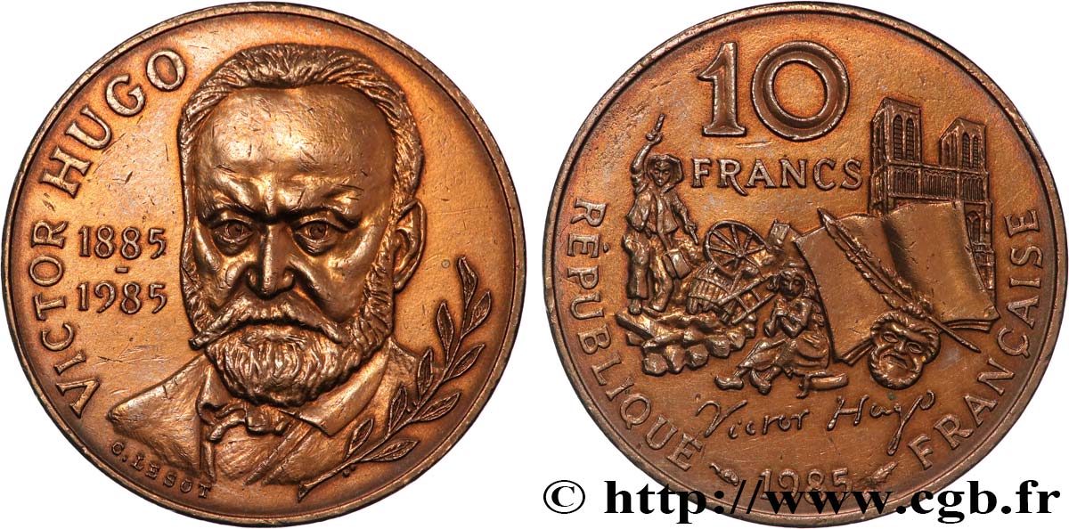 10 francs Victor Hugo 1985  F.370/2 EBC 