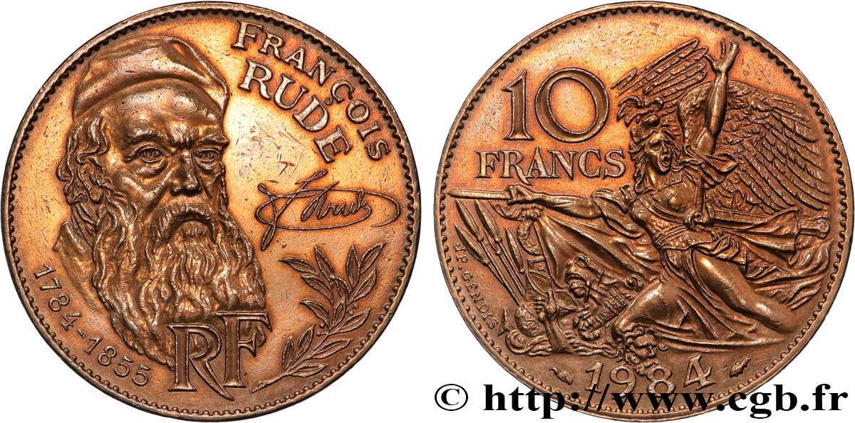 10 francs François Rude 1984  F.369/2 AU 