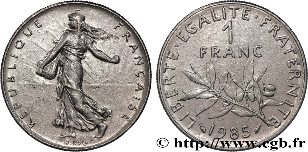 1 franc Semeuse, nickel 1985 Pessac F.226/30 MBC+ 