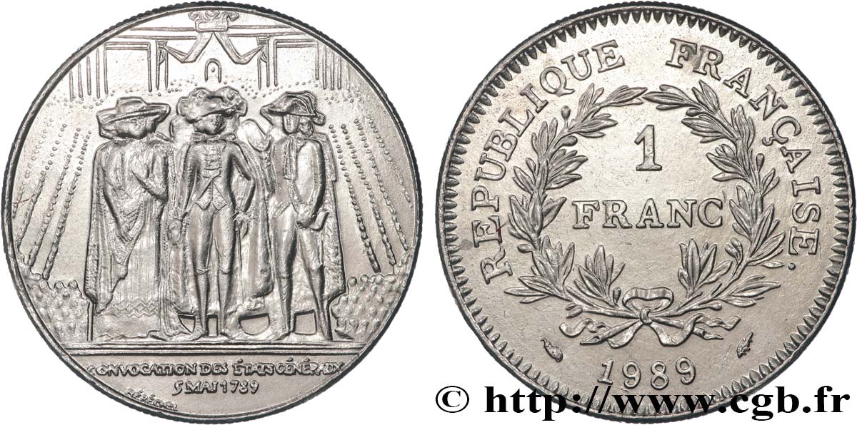 1 franc États Généraux 1989  F.228/2 MS 