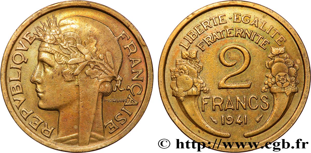 2 francs Morlon 1941  F.268/14 MBC 