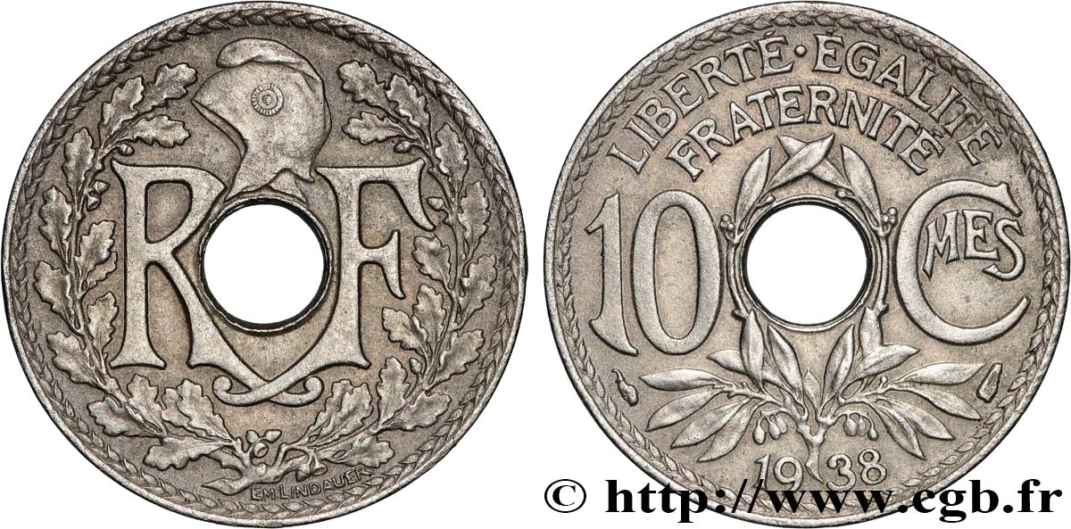 10 centimes Lindauer 1938  F.138/25 SUP 