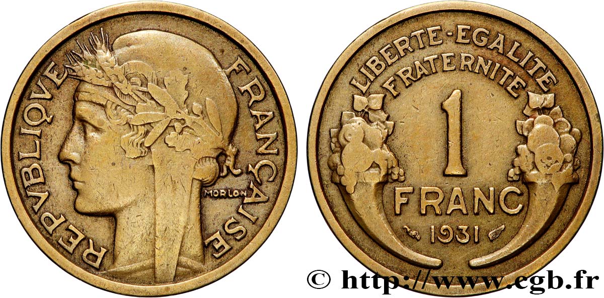 1 franc Morlon 1931 Paris F.219/2 BC 