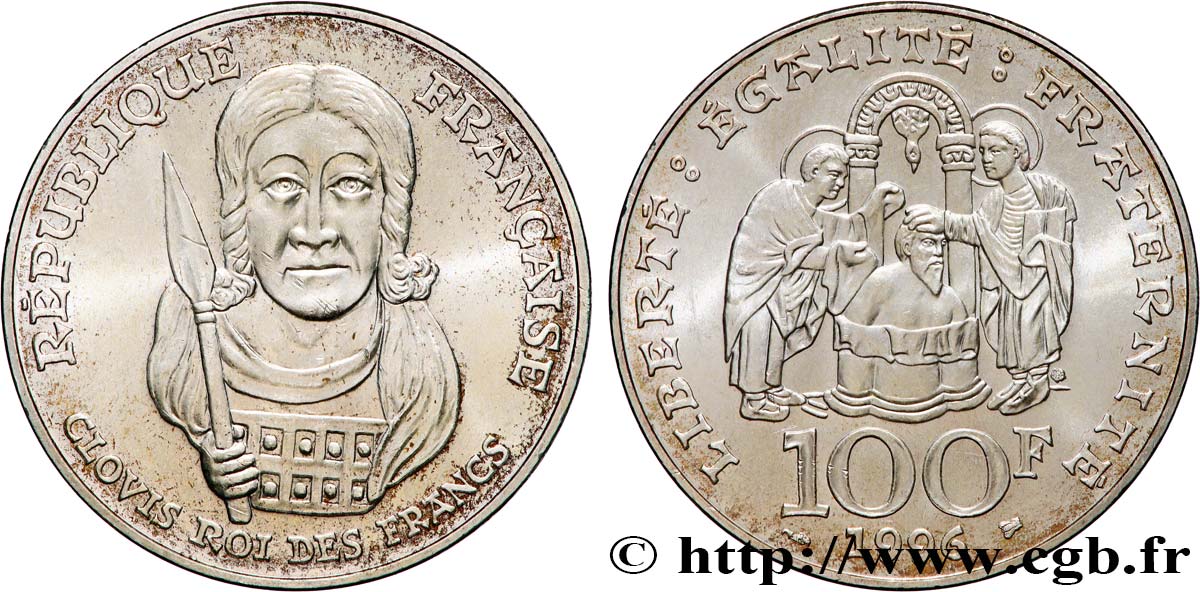 100 francs Clovis 1996  F.464/2 AU 