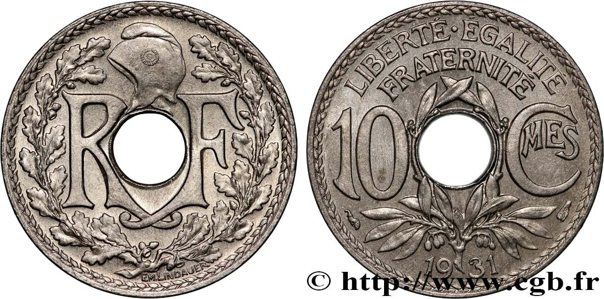 10 centimes Lindauer 1931  F.138/18 SUP+ 