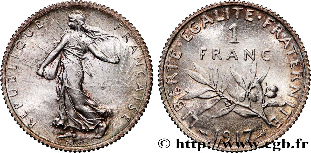 1 franc Semeuse 1917  F.217/23 FDC65 