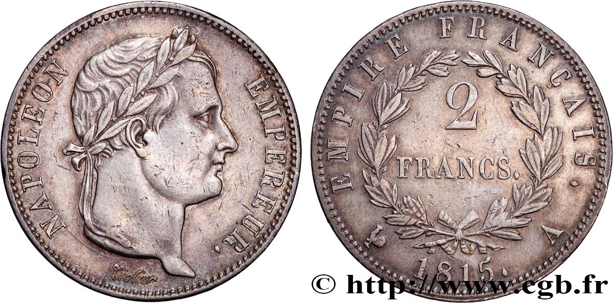 2 francs Cent-Jours 1815 Paris F.256/1 MBC 